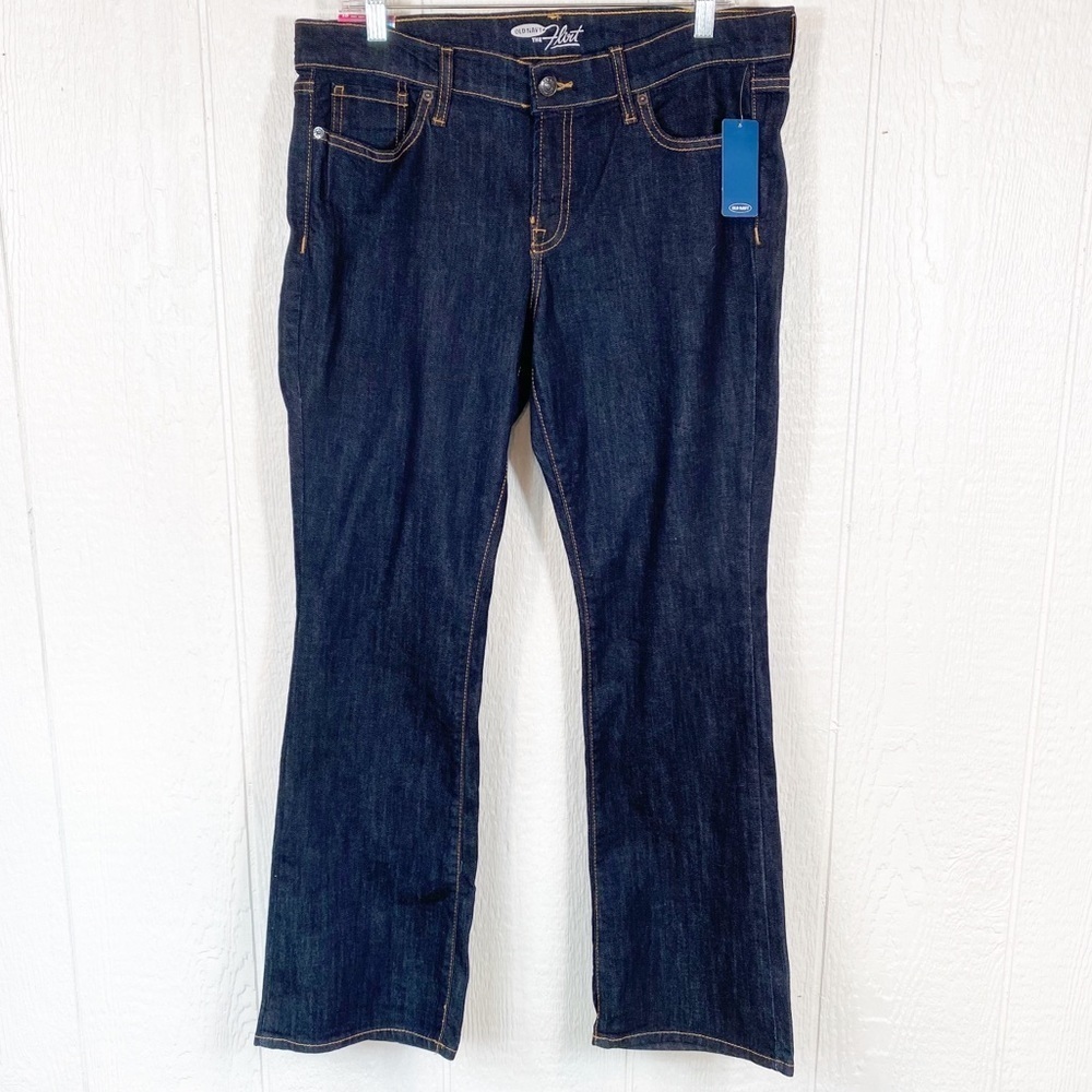 NEW Old Navy The Flirt Boot Cut Denim Blue Jeans